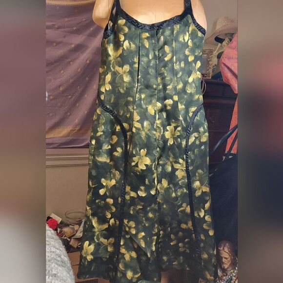 1950's Inspired Vintage Silouette Dress Handmade "One Of A Kind" Size M - Picture 6 of 11